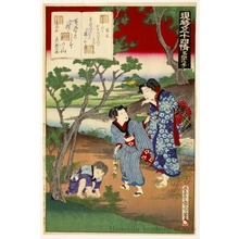 Toyohara Kunichika: Yadorigi (Chapter 49) - Honolulu Museum of Art