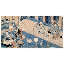Utagawa Kunisada: Shirabyöshi Imayö Otokomai no zu - Honolulu Museum of Art