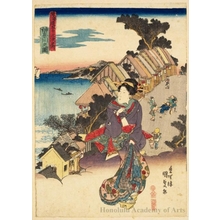 歌川国貞: Kanagawa - ホノルル美術館