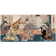 Utagawa Kunisada: Survey of Styles of Contemporary Beauties - Honolulu Museum of Art