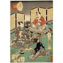 Utagawa Kunisada II: Chapter 32: Umegae - Honolulu Museum of Art