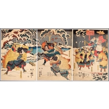 Utagawa Kuniyoshi: Great Warriors of Heike Family - Honolulu Museum of Art