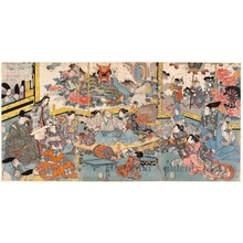 歌川国芳: Jökai (Taira Kiyomori) - ホノルル美術館