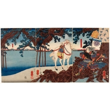 Japanese Print "Akechi Samanosuke" by Utagawa Kuniyoshi, 歌川国芳 (Utagawa Kuniyoshi)