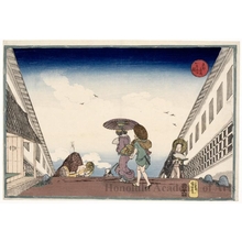 歌川国芳: Kasumigaseki - ホノルル美術館