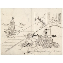 Japanese Print "Tanabata Ni Yoru Imose" by Okumura Masanobu, 奥村政信 (Okumura Masanobu)