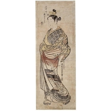 Okumura Masanobu, 奥村政信 (Okumura Masanobu)による浮世絵「Courtesan Walking」