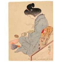 Japanese Print "Matsukaze" by Shimazaki Ryüu