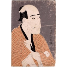 Toshusai Sharaku: Actor Arashi Ryüzo in role of Moneylender, Ishibe Kinkichi - Honolulu Museum of Art