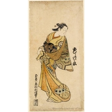奥村利信: Ichimura Takenojö IV as a Courtesan - ホノルル美術館