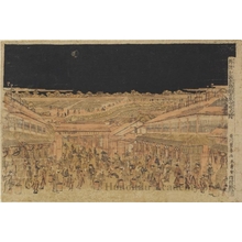 Utagawa Toyoharu: The Scene of Shin Yoshiwara Nakano-chö in Japan - Honolulu Museum of Art