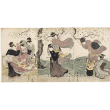 Utagawa Toyokuni I: Flowers in the Wind - Honolulu Museum of Art