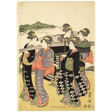 Utagawa Toyokuni I: Procession of Women - Honolulu Museum of Art