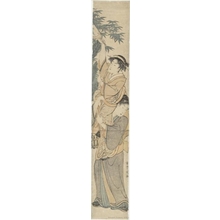 Utagawa Toyokuni I: Young Couple at New Year - Honolulu Museum of Art