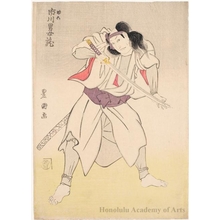 Utagawa Toyokuni I: Ichikawa Omezö I as Sukeroku - Honolulu Museum of Art