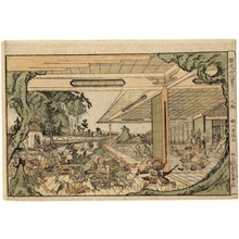 Utagawa Toyokuni I: Minamoto no Yorimitsu Fighting Demons (Descriptive Title) - Honolulu Museum of Art