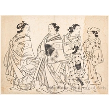 Unknown, 無款 (Unknown (Japanese Art))による浮世絵「Courtesans in Procession」