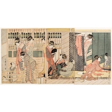 Kitagawa Utamaro: Morning at the Temporary Lodgings - Honolulu Museum of Art