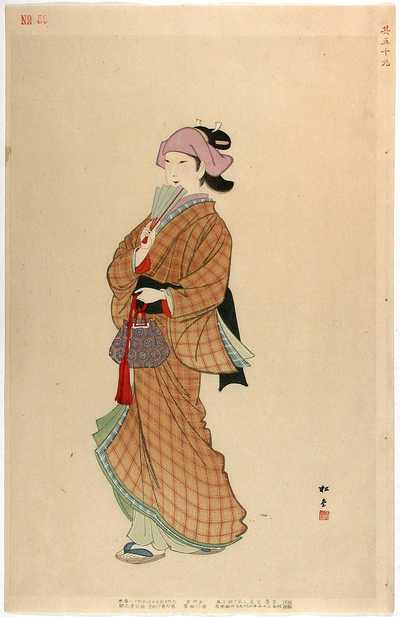 Shodo Yukawa: Woman in Kan'ei era - Japanese Art Open Database - Ukiyo ...