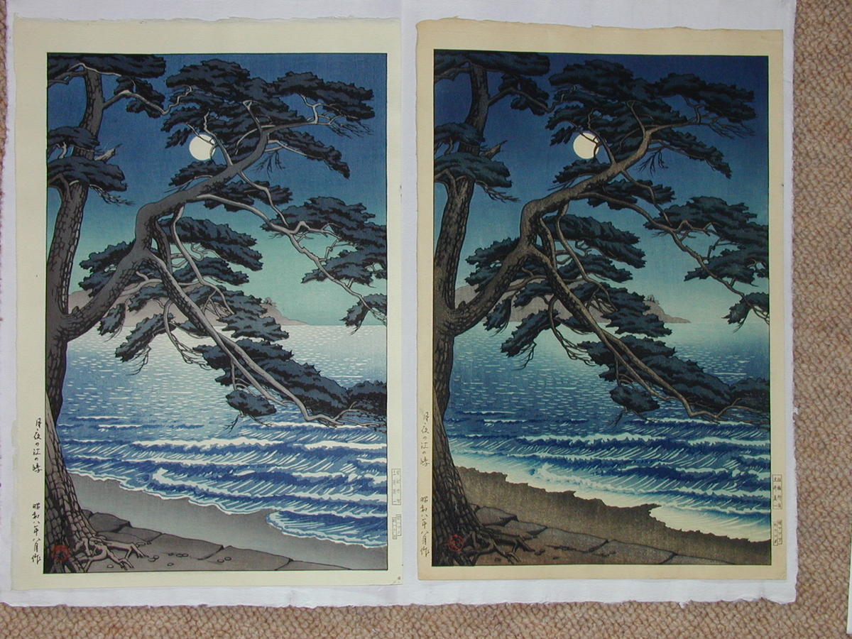 Toko: Moon at Enoshima Beach — 月夜の江の嶋 - Japanese Art Open 