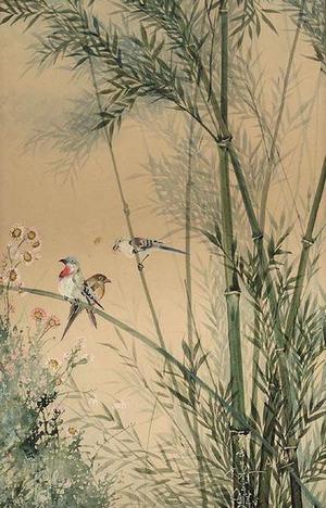 Aoki: Birds in the Bamboo - Japanese Art Open Database