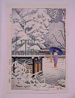 藤島武二: A Bamboo in the Shrine - Japanese Art Open Database