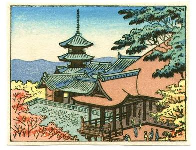藤島武二: Kiyomizu Temple - Japanese Art Open Database
