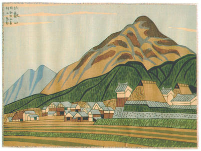 藤島武二: Mt Hiei - Hieizan - Japanese Art Open Database