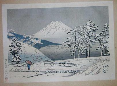 Fujishima Takeji: Mt Fuji from Koizumi - Japanese Art Open Database