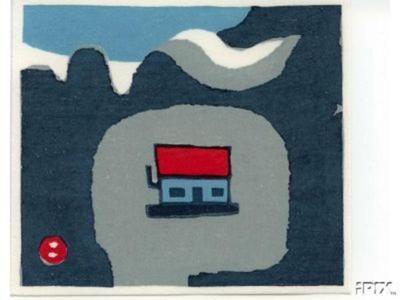 Azechi Umetaro: Mountain Home - Japanese Art Open Database