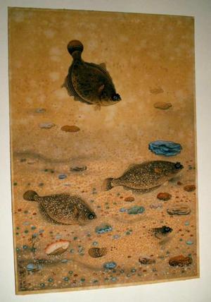 大野麦風: Flounder - Japanese Art Open Database