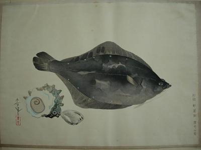 Bakufu Ohno: Flounder - Japanese Art Open Database
