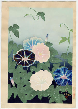 Bakufu Ohno: Morning Glory - Japanese Art Open Database