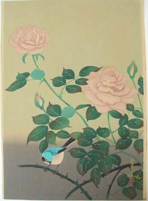 Bakufu Ohno: Red Rose (later restrike) - Japanese Art Open Database