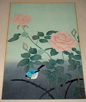 Bakufu Ohno: Red Rose (later restrike) - Japanese Art Open Database