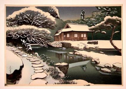Bakufu Ohno: Unknown, snow scene - Japanese Art Open Database