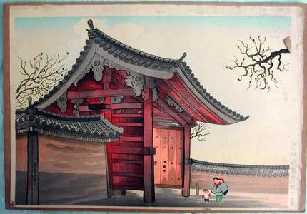 Bakufu Ohno: Ebisu Jinja Gate — 戎神社門 - Japanese Art Open Database