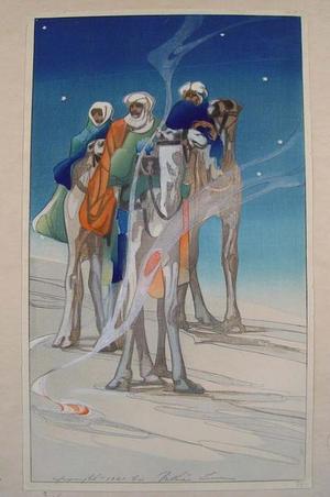 Bertha Lum: Three Wise Men - Japanese Art Open Database