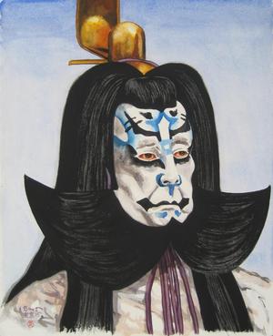 Paul Binnie: Kitaoka Nizaemon as the villain - Japanese Art Open Database