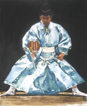 Paul Binnie: Sumo umpire II - Japanese Art Open Database
