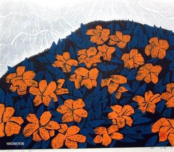 Boyi Hao: Flowers in the Mountain - Japanese Art Open Database