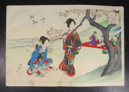 豊原周延: Spring Flowers - Japanese Art Open Database