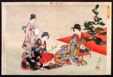 Toyohara Chikanobu: Ikebana - Japanese Art Open Database