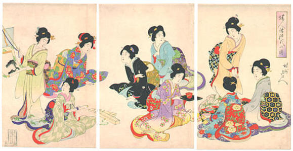Toyohara Chikanobu: Hanging Scrolls - Japanese Art Open Database