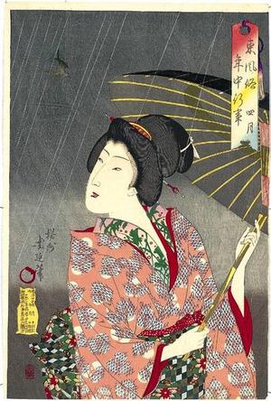 Toyohara Chikanobu: April - Japanese Art Open Database