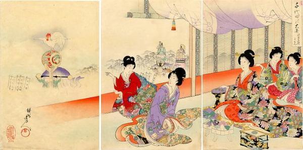 豊原周延: A festival scene - Japanese Art Open Database