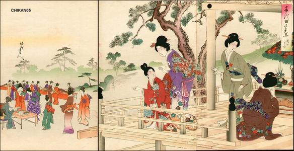 豊原周延: Buddha Festival — Shaka-moude - Japanese Art Open Database