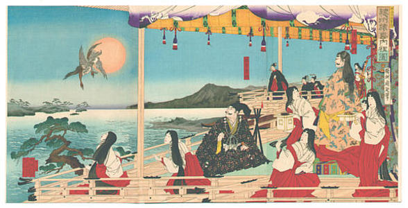 Toyohara Chikanobu: Sarujima - Japanese Art Open Database