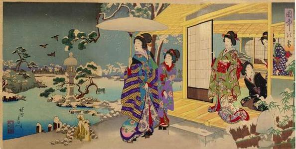 Toyohara Chikanobu: Winter - Japanese Art Open Database