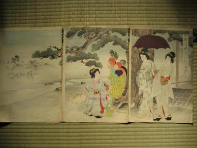 Toyohara Chikanobu: Thursday — 木 - Japanese Art Open Database